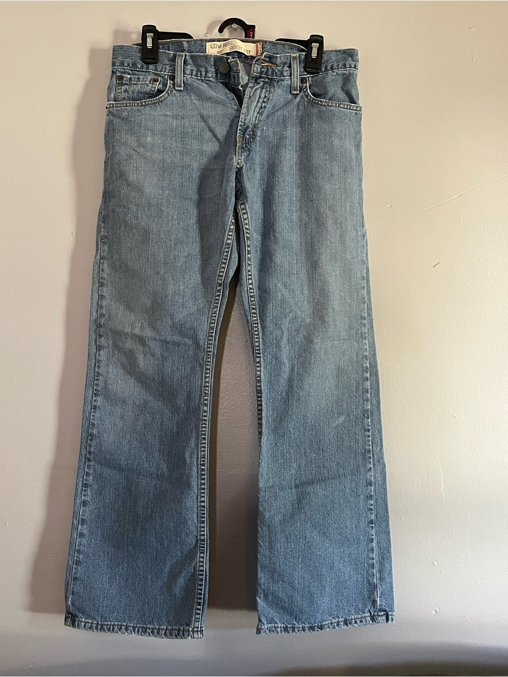 Y2K Levi's Light Blue Low Rise Boot Fit Jeans